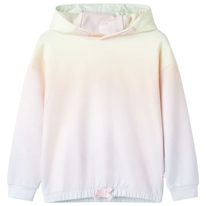 Sweatshirt com capuz para criança cor branco-estrela 92