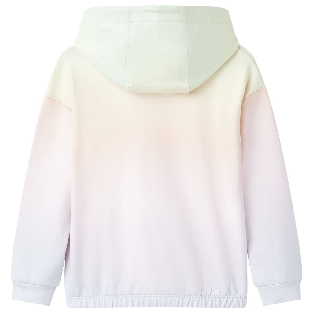 Sweatshirt com capuz para criança cor branco-estrela 92