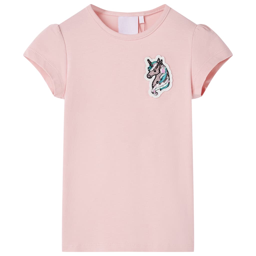 T-shirt de criança rosa-claro 104