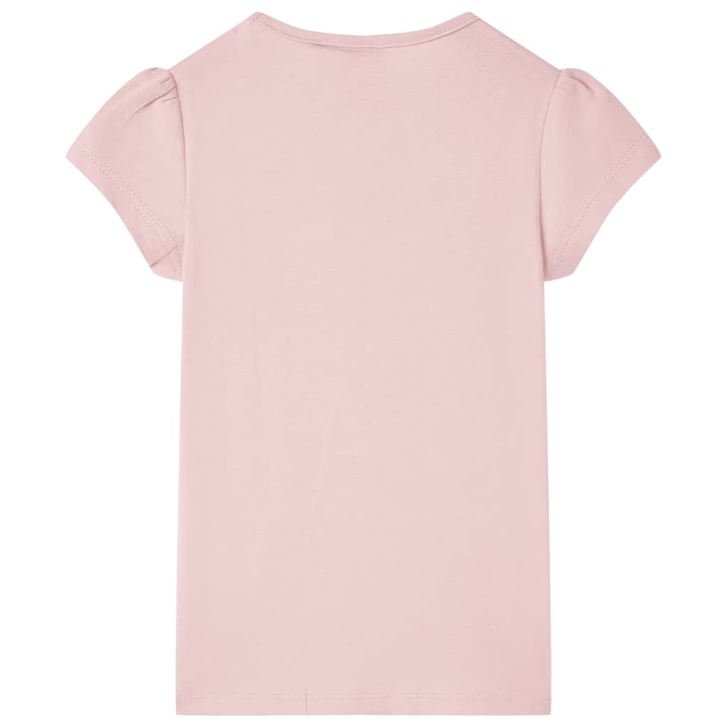 T-shirt de criança rosa-claro 104