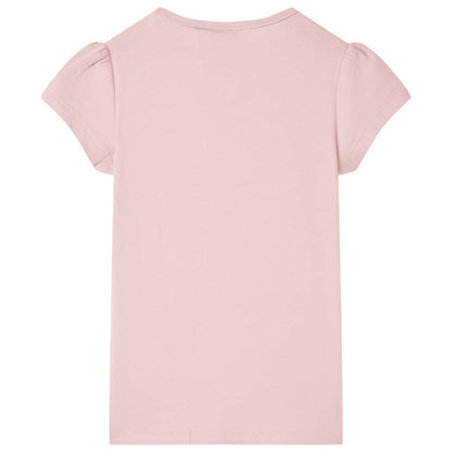 T-shirt de criança rosa-claro 104