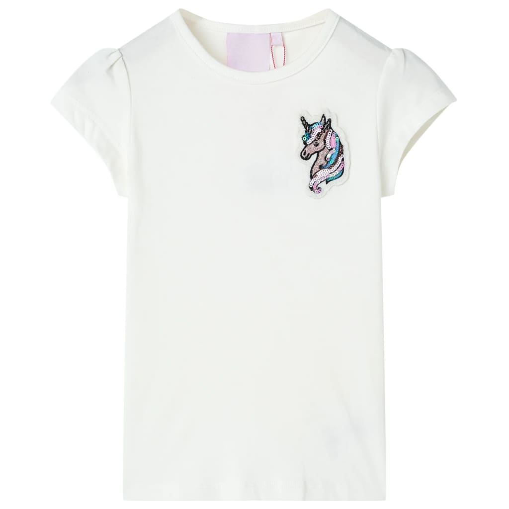 T-shirt infantil cor cru 92