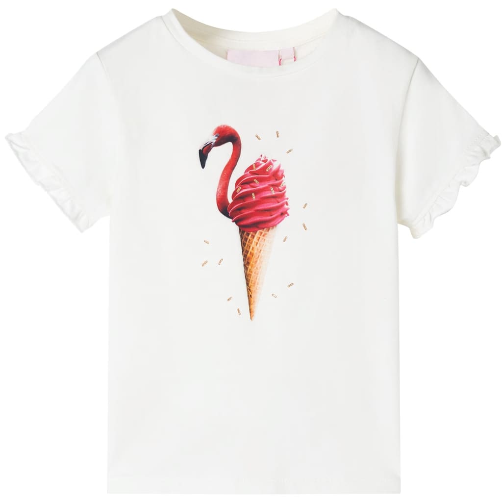 T-shirt infantil cor cru 104