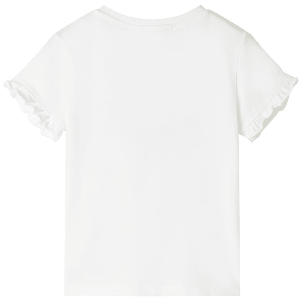 T-shirt infantil cor cru 104