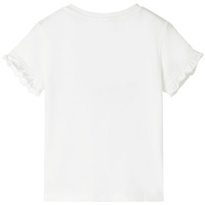 T-shirt infantil cor cru 104