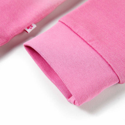 Sweatshirt para criança cor rosa-claro 104