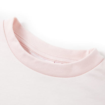 Sweatshirt para criança cor rosa-claro 116