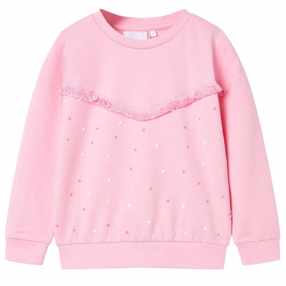 Sweatshirt para criança rosa 92