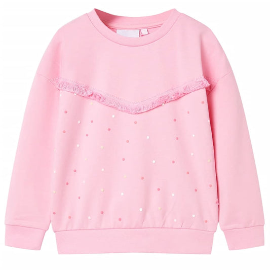 Sweatshirt para criança rosa 92