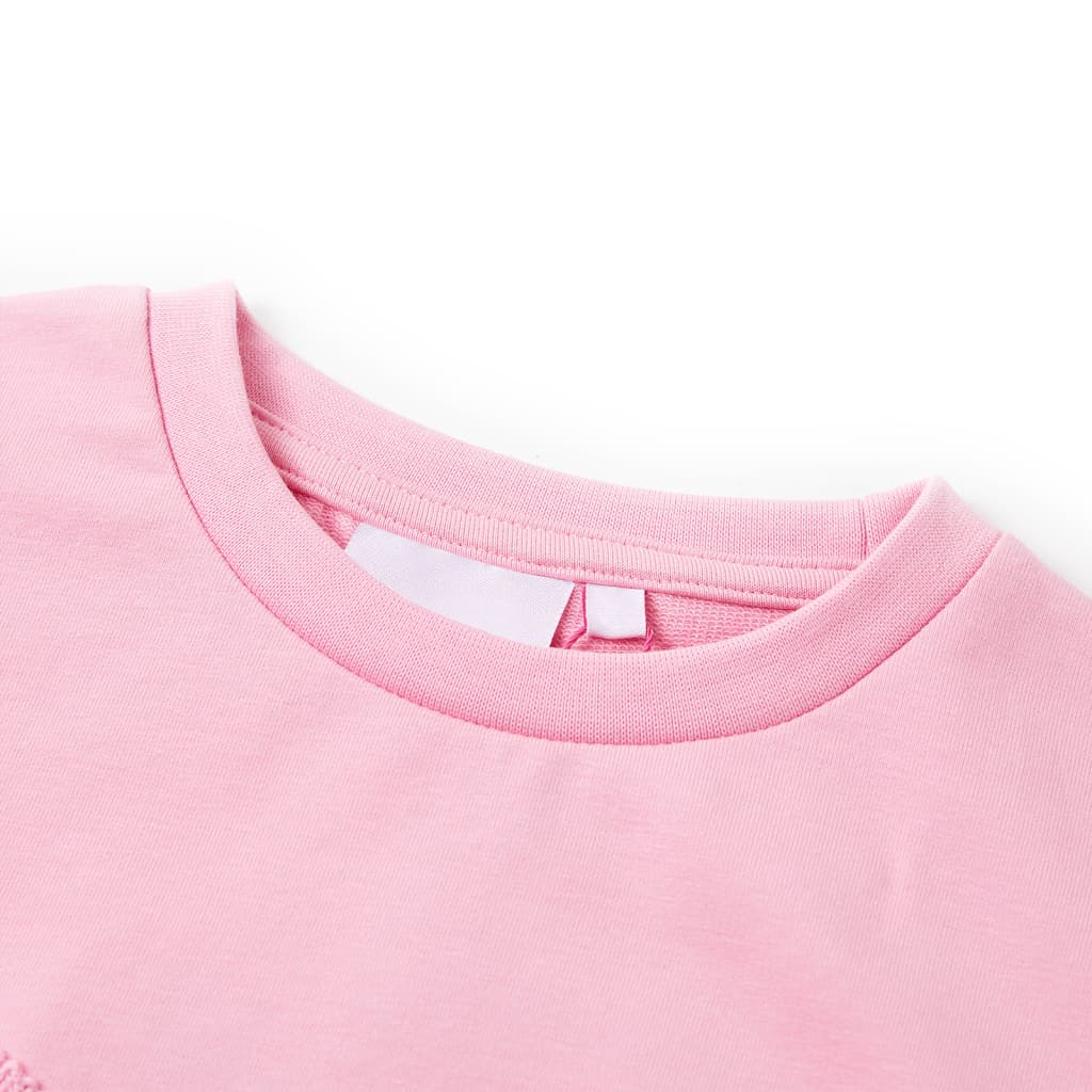 Sweatshirt para criança rosa 92