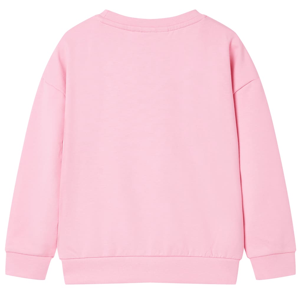 Sweatshirt para criança cor rosa 128