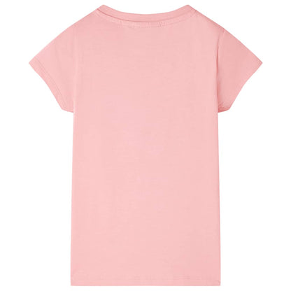 T-shirt de criança rosa 140