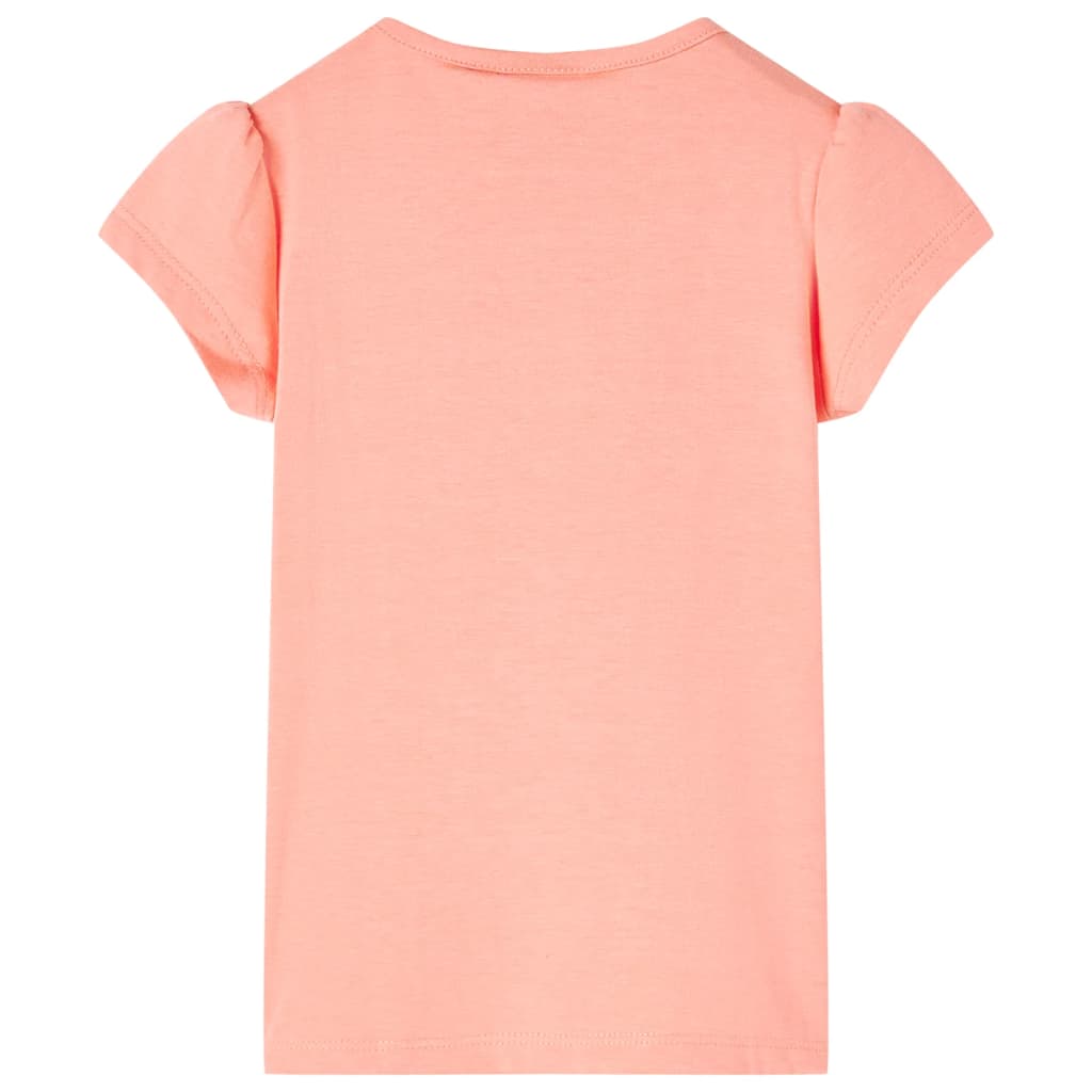 T-shirt infantil coral néon 92