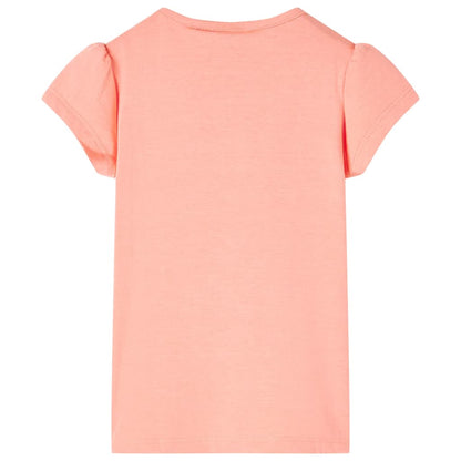 T-shirt infantil coral néon 92