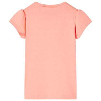 T-shirt infantil coral néon 116