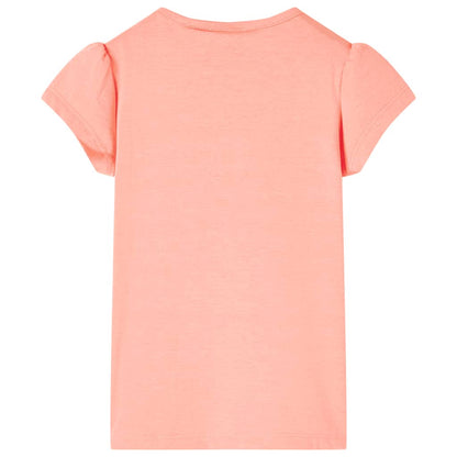 T-shirt infantil coral néon 140