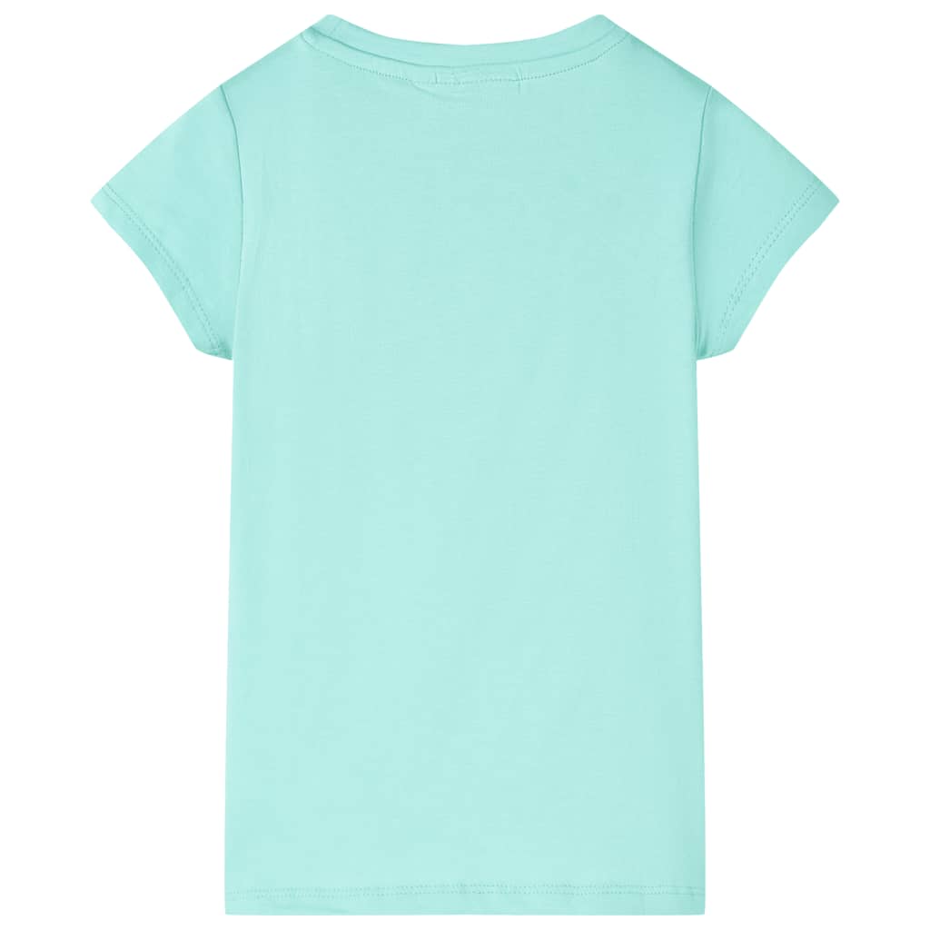 T-shirt infantil menta-claro 104