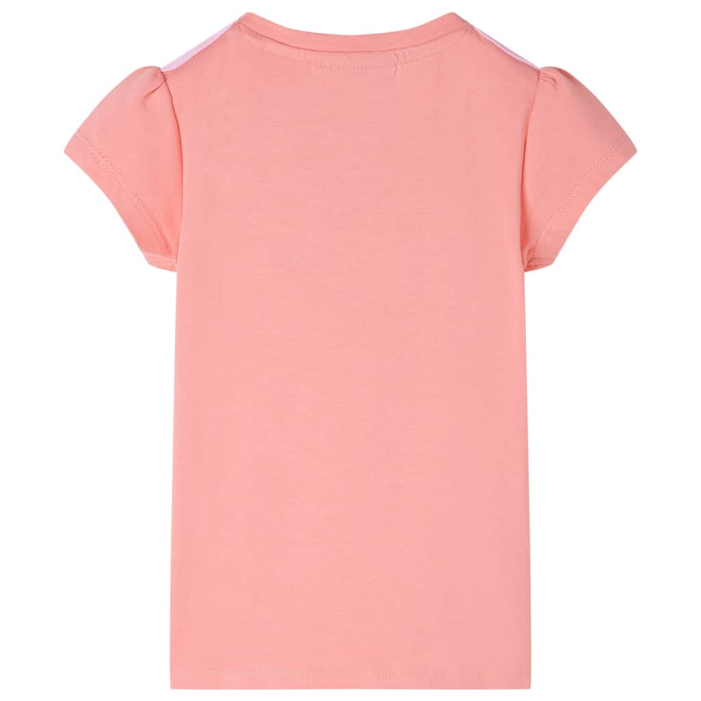 T-shirt infantil coral-claro 92