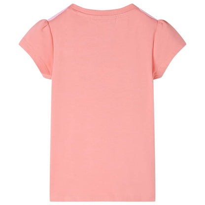 T-shirt infantil coral-claro 92