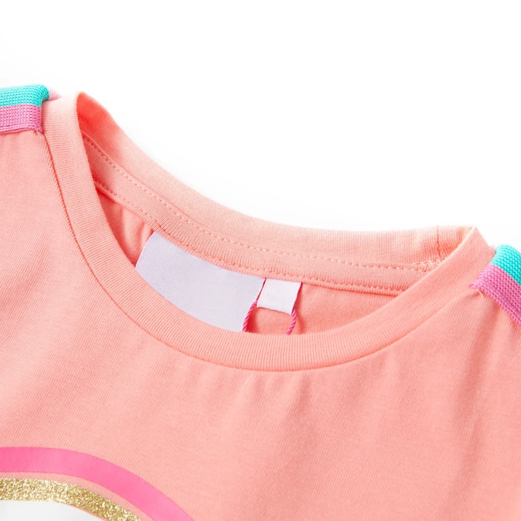 T-shirt infantil coral-claro 92