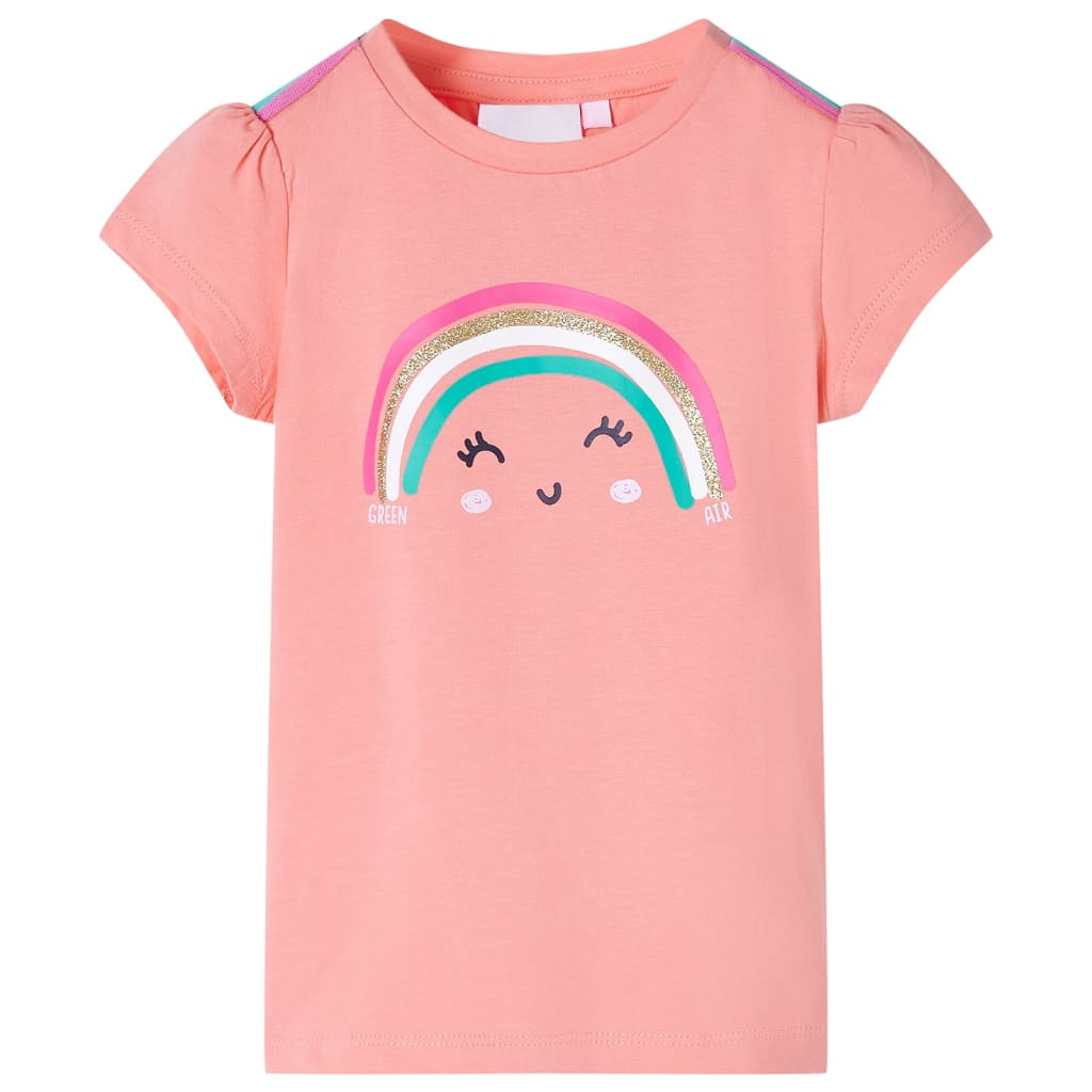 T-shirt infantil coral-claro 104