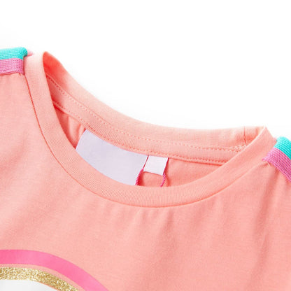 T-shirt infantil coral-claro 104