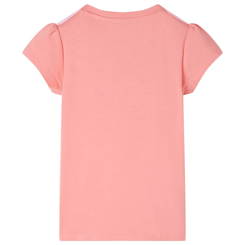 T-shirt infantil coral-claro 116