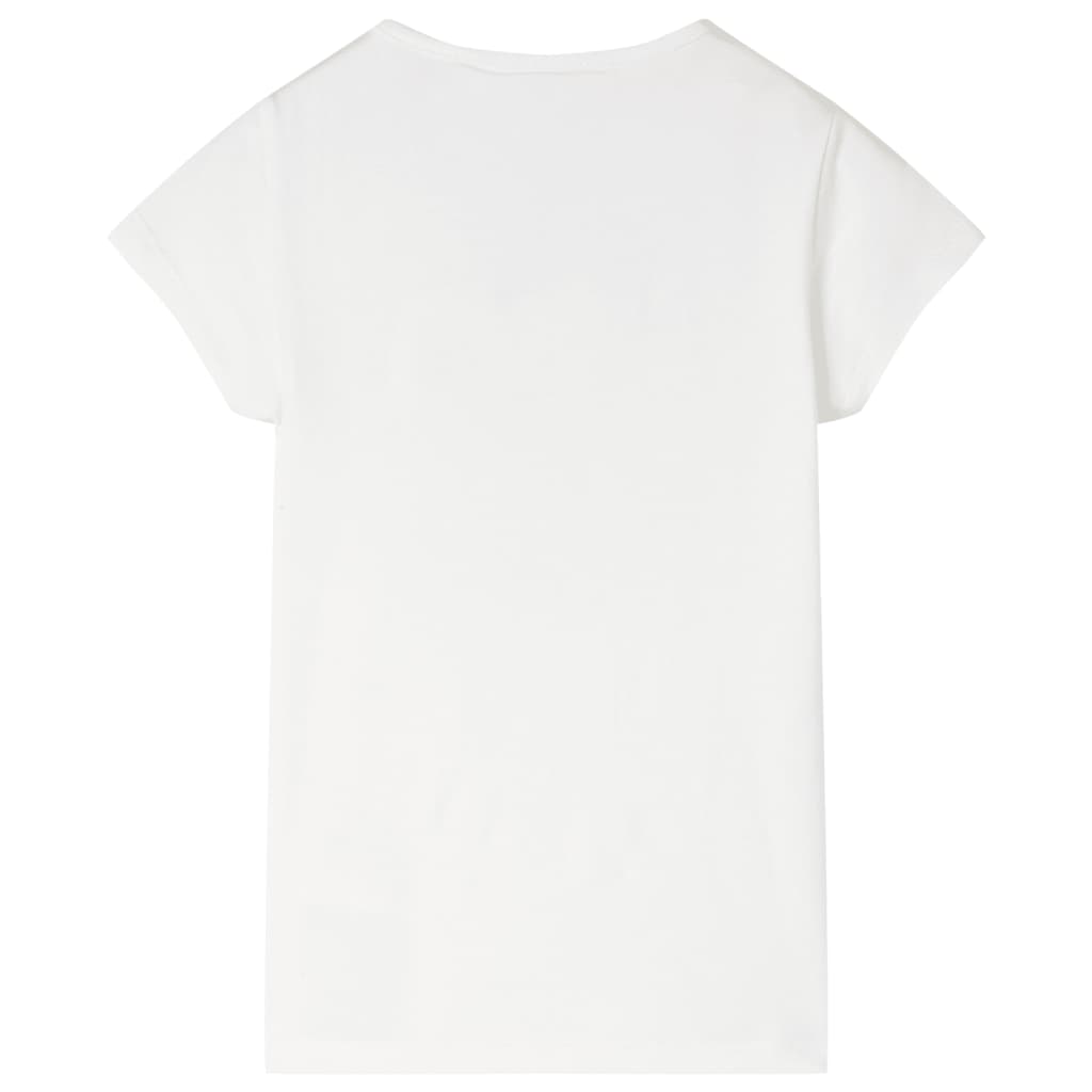 T-shirt infantil cor cru 116