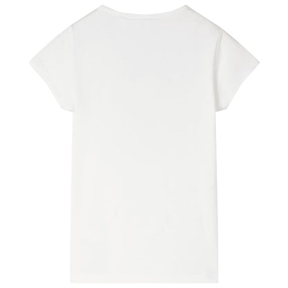 T-shirt infantil cor cru 116