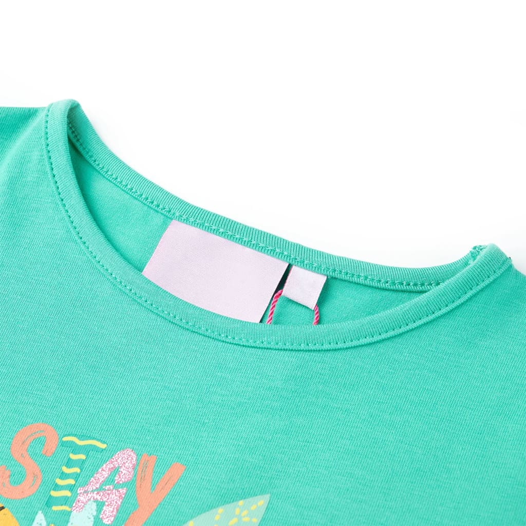 T-shirt infantil menta 104