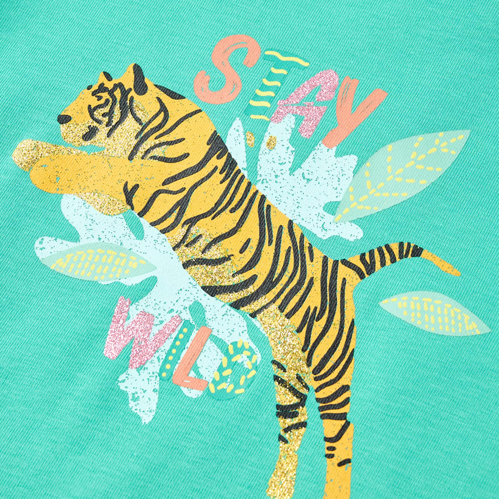 T-shirt infantil menta 104