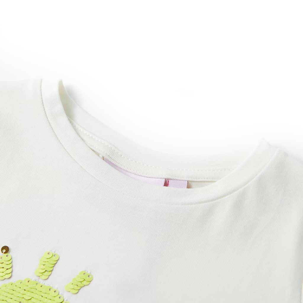 T-shirt infantil cor cru 92