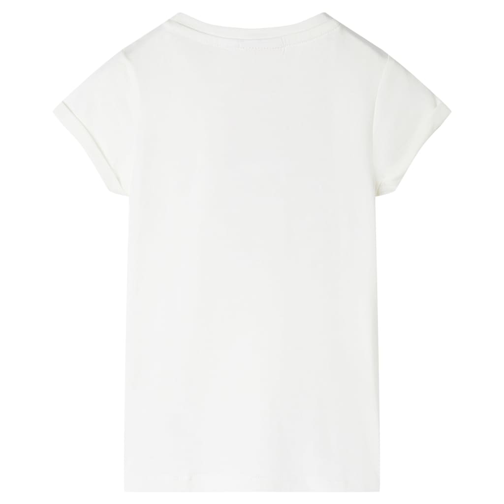 T-shirt infantil cor cru 104