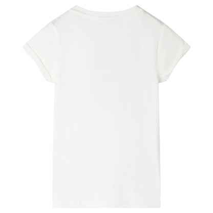 T-shirt infantil cor cru 104