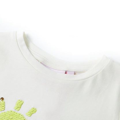 T-shirt infantil cor cru 104