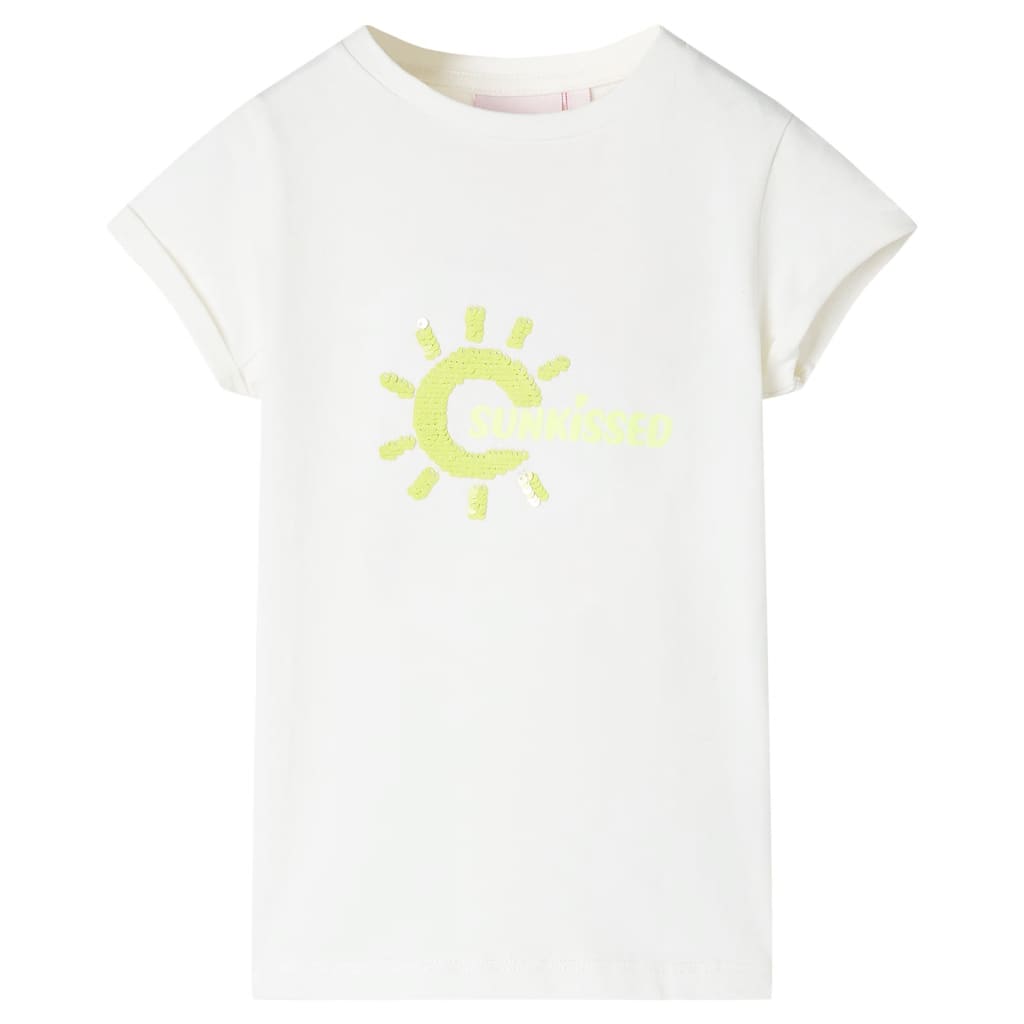 T-shirt infantil cor cru 128