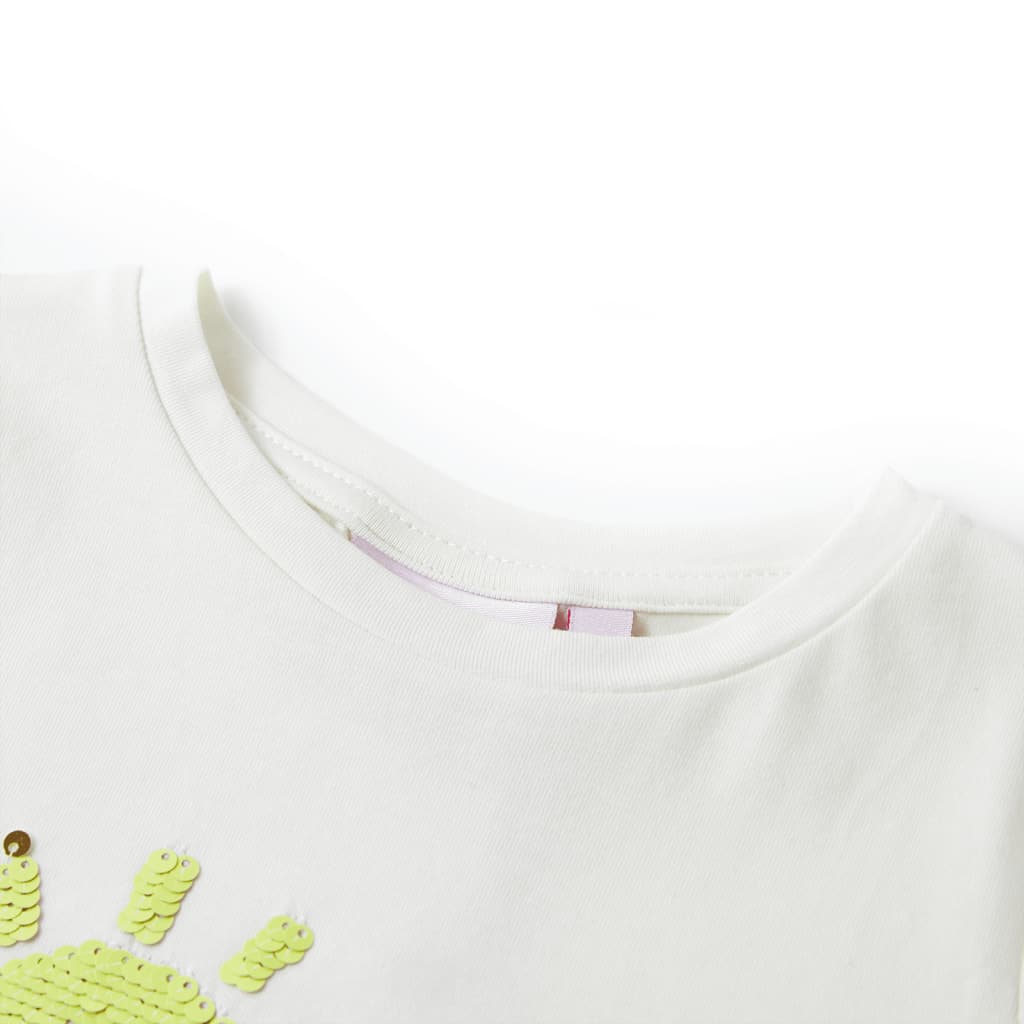 T-shirt infantil cor cru 140