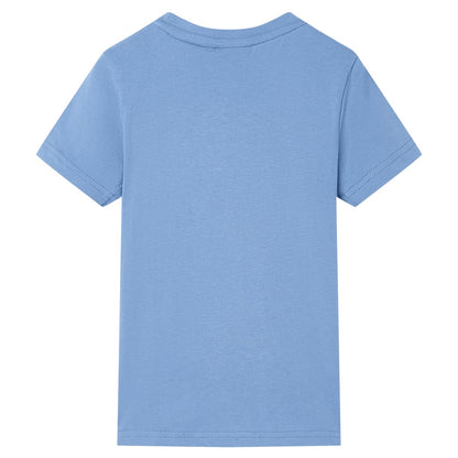 T-shirt de criança azul médio 104