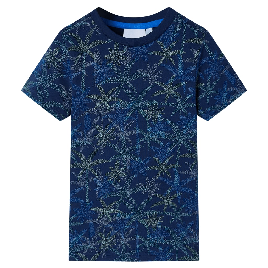 T-shirt infantil azul-escuro 116