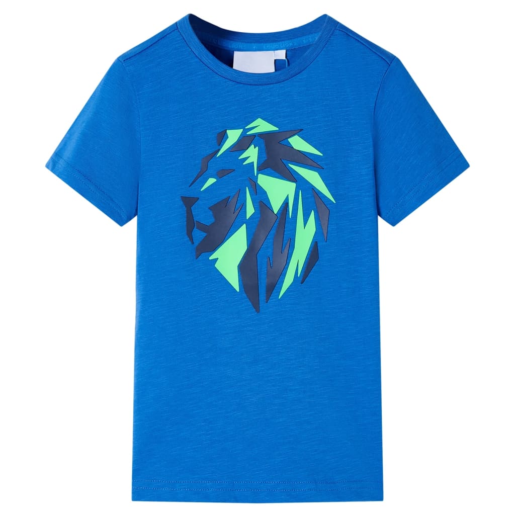 T-shirt de criança azul 128