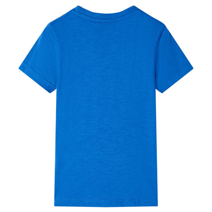 T-shirt de criança azul 128