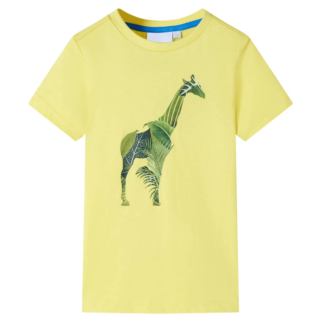 T-shirt de criança amarelo 104