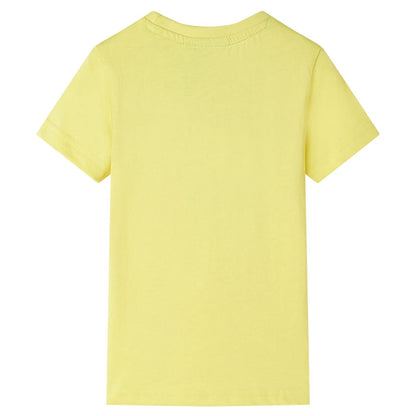 T-shirt de criança amarelo 104