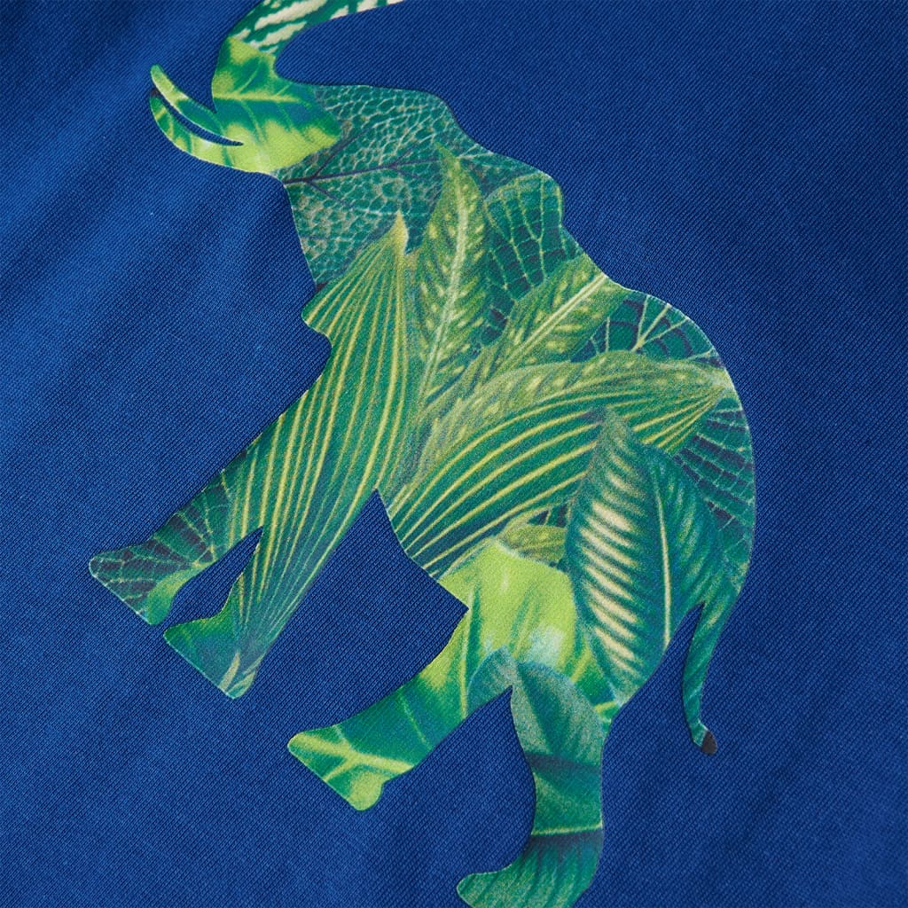 T-shirt para criança azul-escuro 92