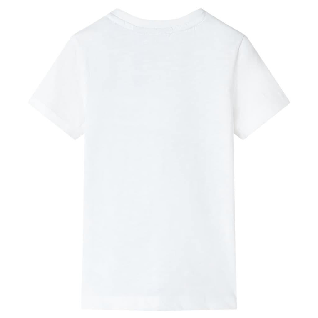 T-shirt infantil cor cru 116