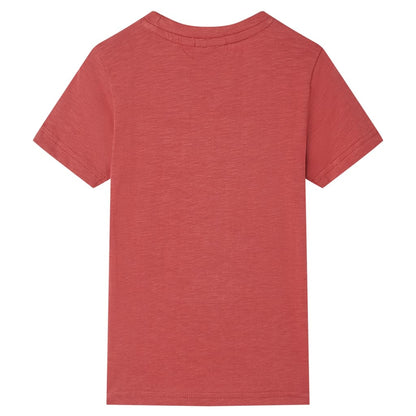 T-shirt de criança cor paprika 116