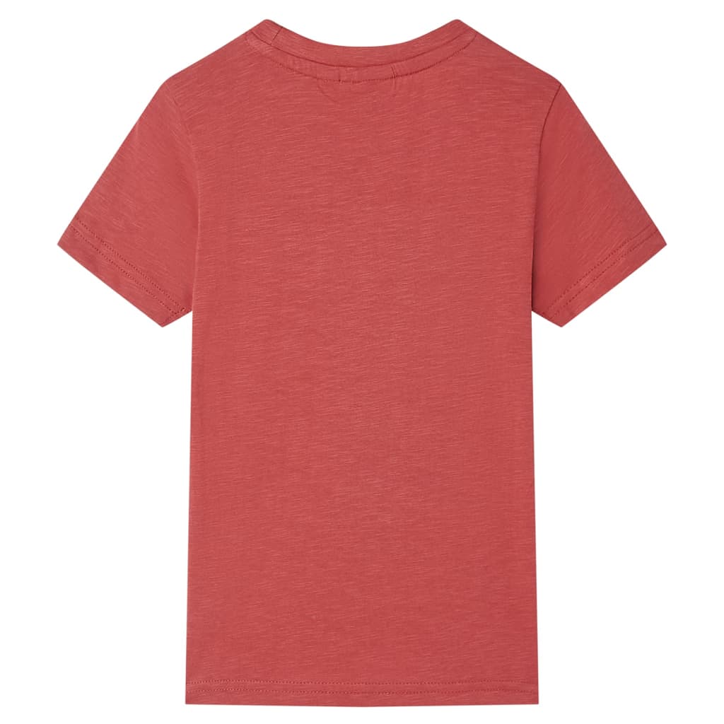 T-shirt de criança cor paprika 128