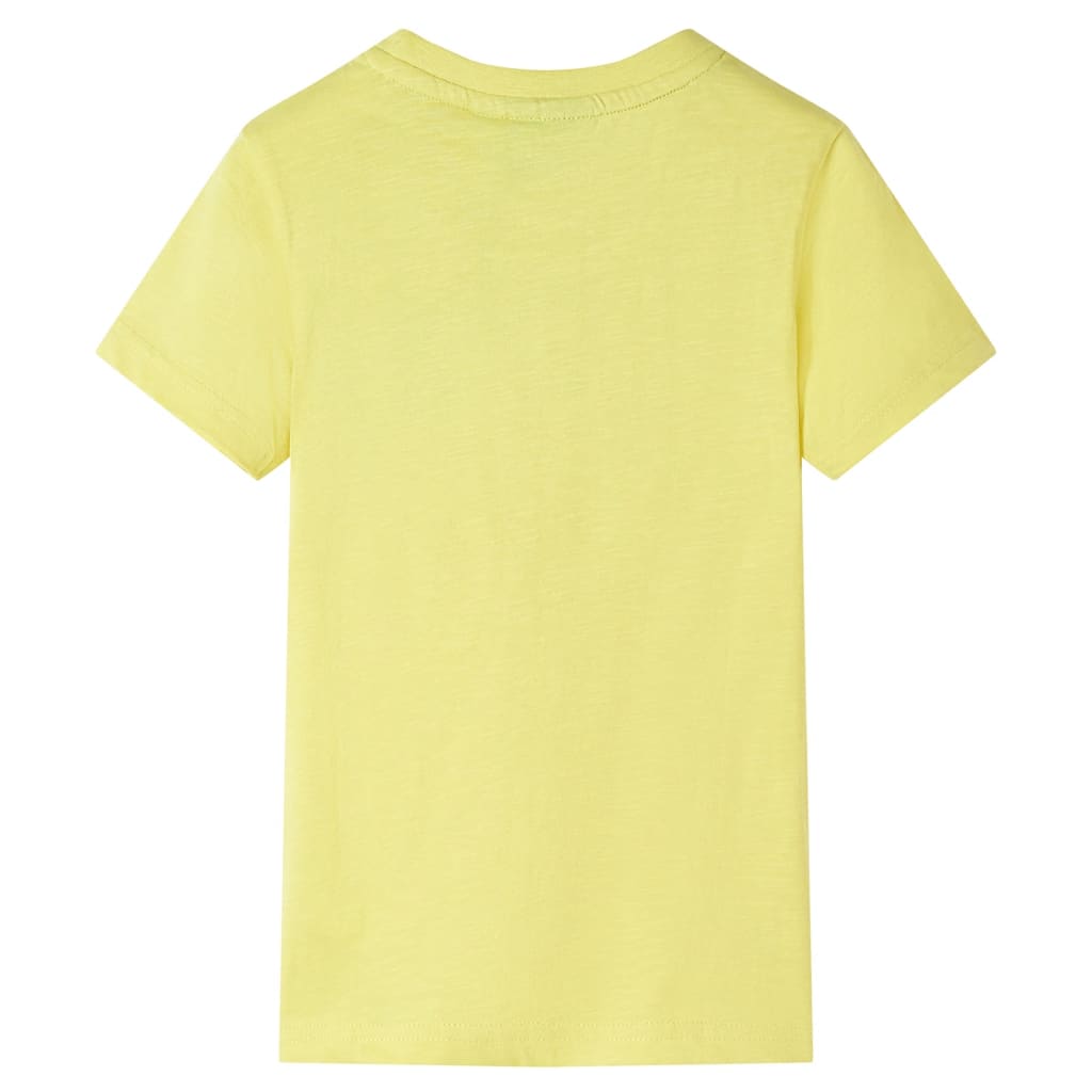 T-shirt de criança amarelo 128