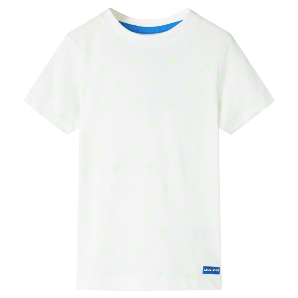 T-shirt infantil cor cru 104