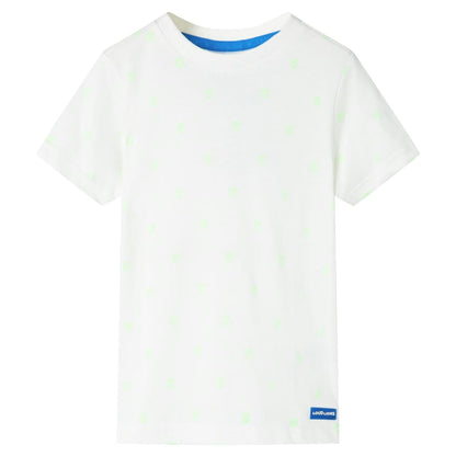 T-shirt infantil cor cru 104